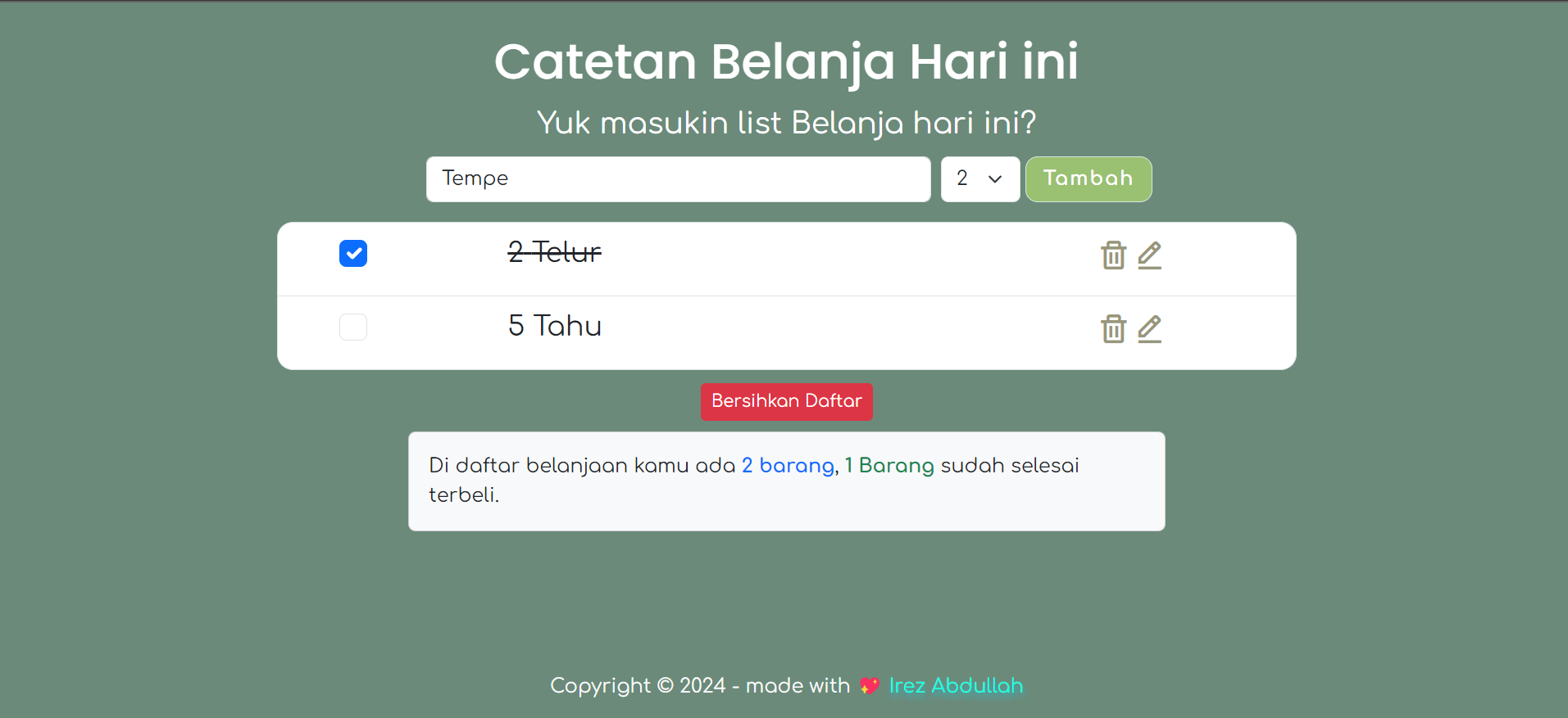 Membangun Aplikasi To-Do List Belanja dengan React JS