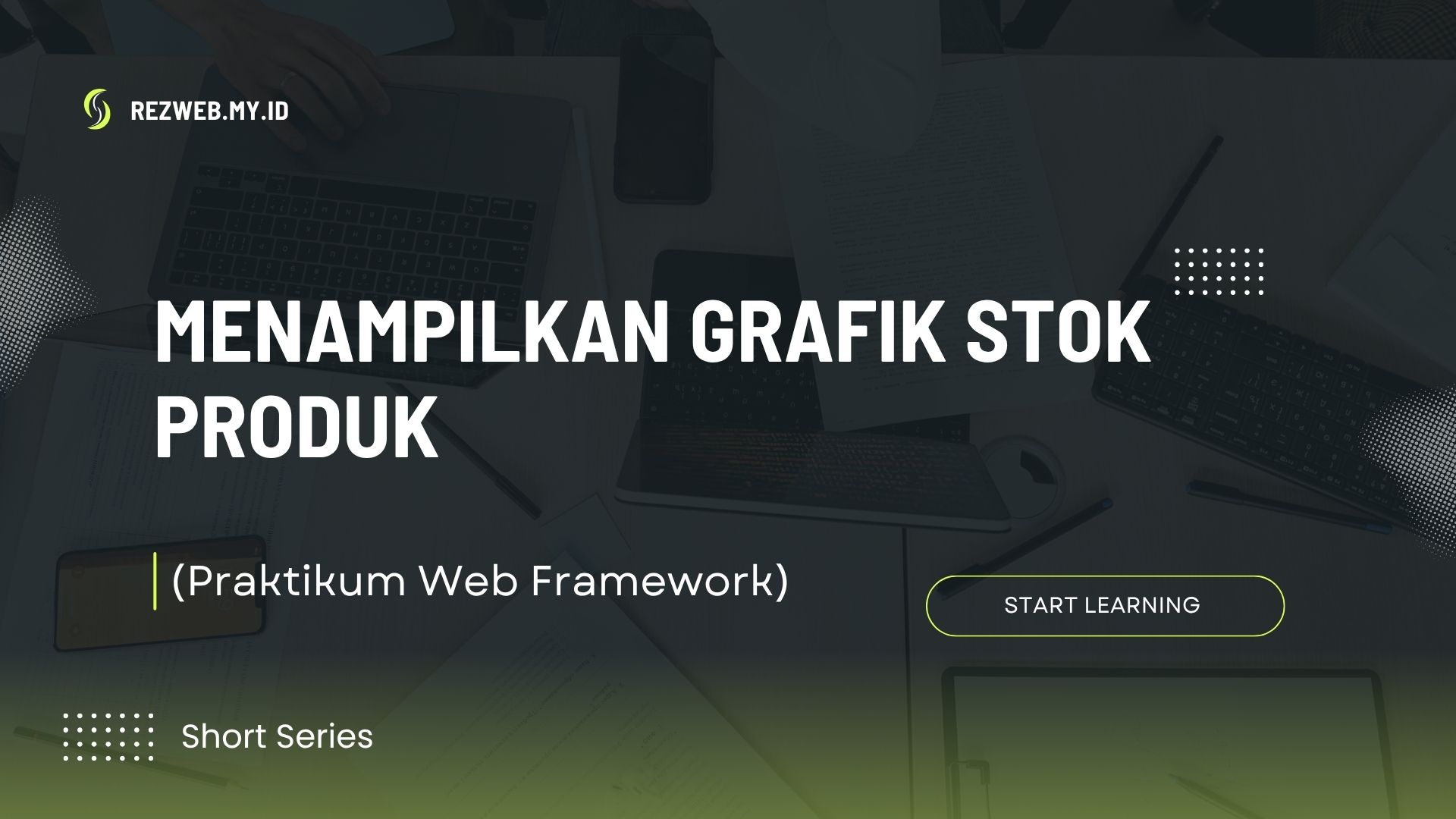 Menampilkan Grafik Stok Produk